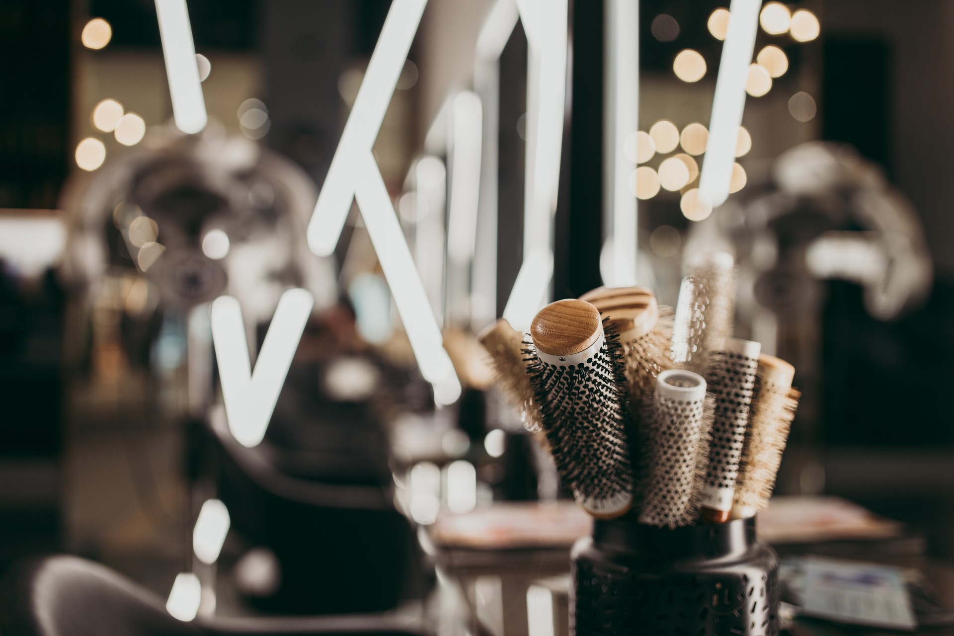 Hair salon interior